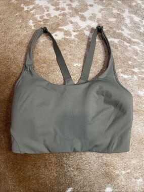 lululemon athletica Olive Green Racerback High Impact Sports Bra 32E
